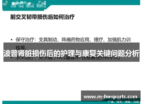 波普肾脏损伤后的护理与康复关键问题分析